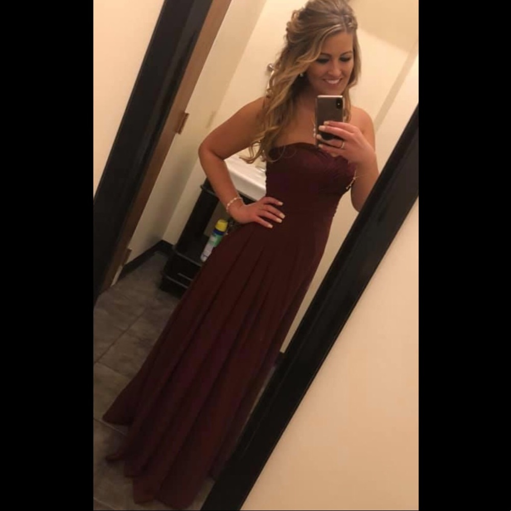 Azazie Strapless Bridesmaid/Formal Dress